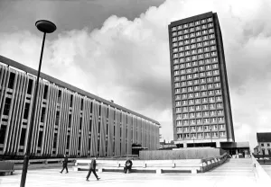 Bewick House high rise flats in Newcastle 2 April 1971