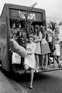 Biba Boutique A novel way of moving shop by fashion artist