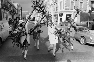 Sales Prints: The Biba Boutique in West London. Kensington High Street area