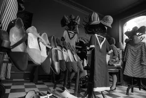 Bibas boutique in London May 1965 which specialises in mail order