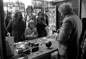 Last of the big spenders at Petticoat Lane. The moment of decision for 8-year-old Deborah