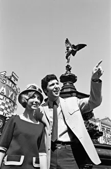 Big thrill for four girls who have flown to London - the swinging city - to attend