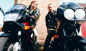 Motorcycles0414 Prints: Biking brothers Sandy (left) and Alex McKenzie pictured with their pride