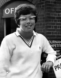 Billie Jean King Tennis Player at the Queens Club June 1966