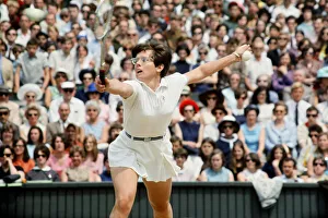 Billie Jean King was the two-time defending champion and successfully defended her title