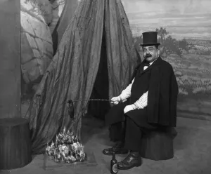 Billy Bennett seen here during rehearsals for Will O the Whispers