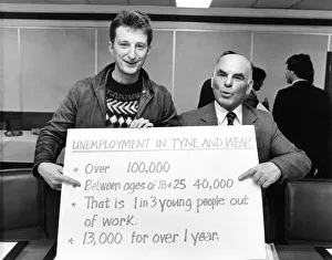 00083 Prints: Billy Bragg unveils a £250, 000 scheme in Newcastle which could support work for