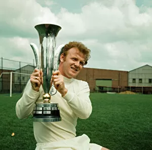 Images Dated 1st June 1971: Billy Bremner with the Inter Cities Fair Cup June 1971