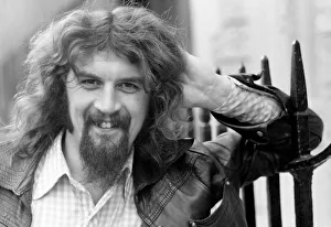 Billy Connolly, Scottish folk singer turned comedian, pictured in London after a
