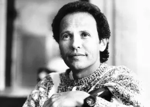 Billy Crystal actor April 1988 head & shoulders picture taken at Claridges