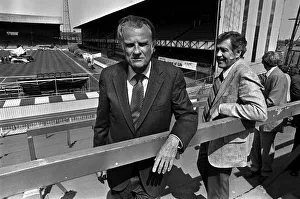 Leaders Prints: BILLY GRAHAM (1918-2018) AMERICAN EVANGELIST BILLY GRAHAM at Roker Park, Sunderland