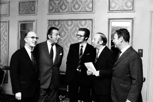 00495 Prints: Billy Marsh, Bernard Delfont, Michael Grade, Leslie Grade