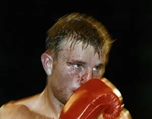 Images Dated 26th February 1993: Billy Schwer Boxing during fight with Paul Burke