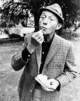 Bing Crosby in the English Lake District to make film on fishing for US TV