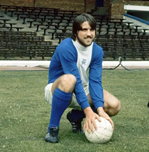 00469 Prints: Birmingham City footballer Bob Latchford at St Andrews April 1972