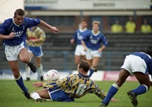 Birmingham City v Stockport County league match at St Andrews October 1991