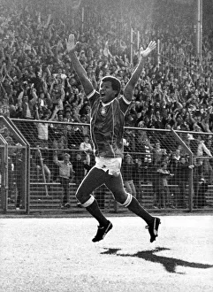 Birmingham Citys Howard Gayle celebrates for Blues at St Andrew s
