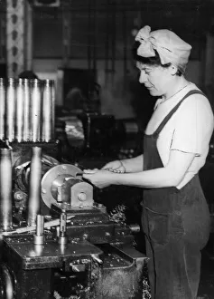Factories Prints: Birmingham factory worker Edith Hill of 74 Boulton Road, Handsworth