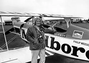 Birmingham Mail photographer Neil Donald dons his flying helmet again before taking off