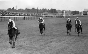 Gallop Prints: Birmingham Race Course. In the second race at Bromford the favourite Port O
