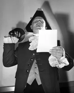 One Mature Man Only Prints: Birmingham town crier rings in the new year 1st January 1959