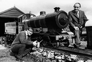 Two Men Only Prints: A Bishop Auckland father and son have built their own half mile ong miniature railway