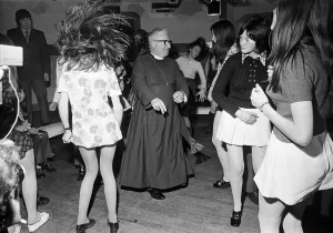 Disco Prints: The Bishop of Durham, Dr. Ian Ramsey, dancing with fifteen-year-old Isobel Brennan