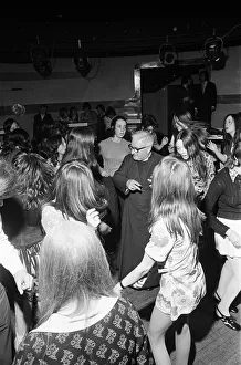 01054 Prints: The Bishop of Durham, Dr. Ian Ramsey, dancing with fifteen-year-old Isobel Brennan