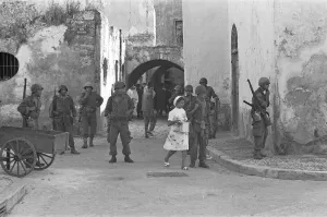 The Bizerte Crisis 1961 French soldiers on the streets of Bizerte