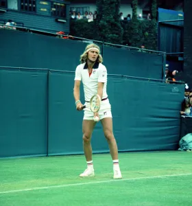 Bjorn Borg at Wimbledon 1975. Local Caption watscan - 19 / 04 / 2010