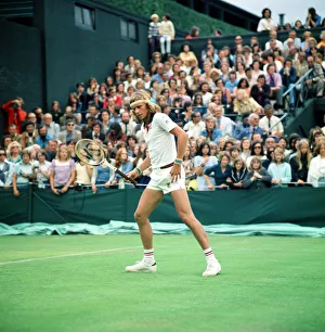 Bjorn Borg at Wimbledon 1975. Local Caption watscan - 19 / 04 / 2010
