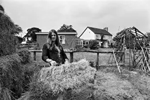 Black Sabbath lead singer Ozzy Osbourne at his Staffordshire home. 28th July 1976