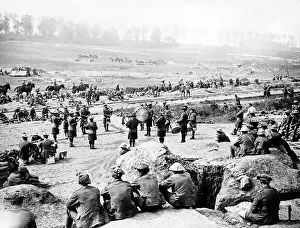 Black Watch Pipe Band plays for Scottish troops after the capture of Longueval