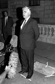 Black Wednesday September 1992 Chancellor of the Exchequer Norman Lamont gives a