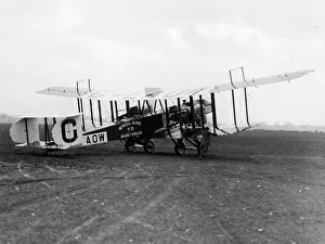 This Blackburn Kangaroo biplane - a former WW1 bomber - which was purchased by explorer