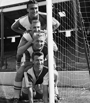 Blackburn Rovers football players (from top) Matt Woods, Alex McLeod