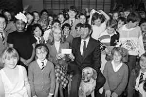 Huddersfield Prints: Blind Kirklees councillor Stewart Heppleston (centre) presented a &pound