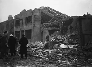 01480 Prints: The Blitz was a German bombing campaign against the United Kingdom during the Second