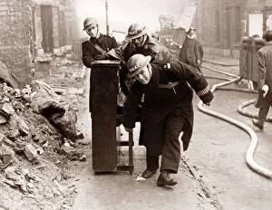 Blitz: Taken from the German word Blitzkrieg ( lightning war )