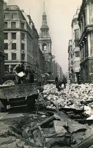 Blitz: Taken from the German word Blitzkrieg ( lightning war )