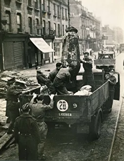 Blitz: Taken from the German word Blitzkrieg ( lightning war )