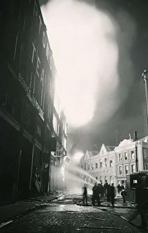 Blitz: Taken from the German word Blitzkrieg ( lightning war )
