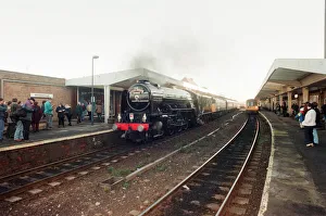 The Blue Peter Steam Train, an A2 No. 60532 Locomotive designed by Arthur H Peppercorn of