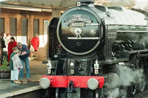 The Blue Peter Steam Train, an A2 No. 60532 Locomotive designed by Arthur H Peppercorn of