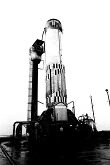 The Blue Streak F11 is tested at the Spadeadam rocket site beside Gilsland
