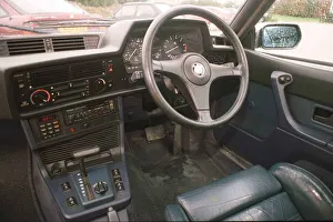 BMW 635 CSI February 1998 Interior steering wheel dashboard leather seats