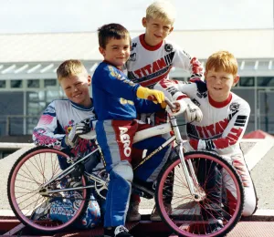 00537 Prints: BMX Cycling, 5th August 1989. Lads from the Cleveland BMX Club