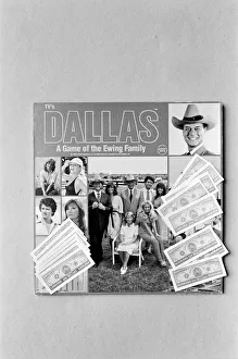 Board Games Prints: The board game Dallas, based on the popular American soap opera. September 1980