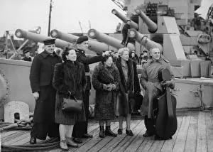 Council Prints: On board the HMS Duke of York for the concert tour organised by the Council for