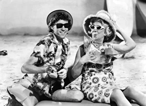 Bob Geldof and 72-year-old Grandmother Margaret Laine on make believe Miami Beach while